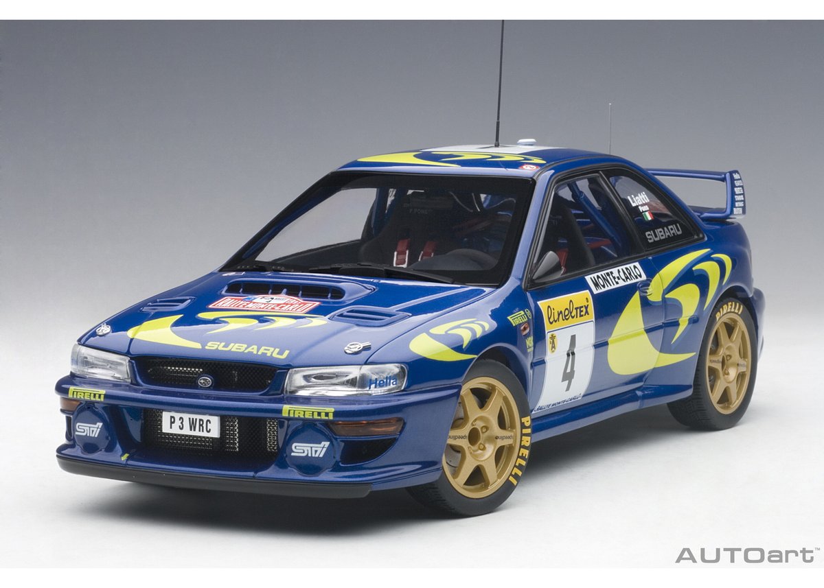 AUTOart 1/18 スバル インプレッサ WRC 1997 #4 (リアッティ/ポンス)...