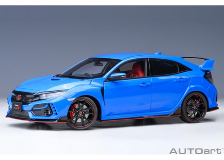 AUTOart 1/18　ホンダ シビック タイプR （FK8） 2021 （レーシングブルー・パール）　73224
