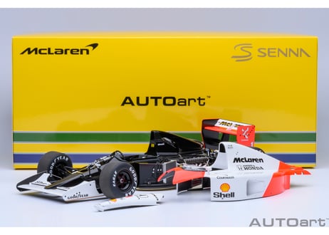 ＊再生産＊　AUTOart 1/18　マクラーレン ホンダ MP4/6 日本GP 1991年 #1 （アイルトン・セナ） ※マクラーレンロゴ入り　89140