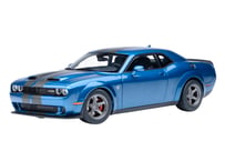 AUTOart 1/18　ダッジ チャレンジャー SRT スーパー ストック 2023 （パール・ブルー／カーボンブラック・ストライプ ＜FROSTBITE＞）　71767