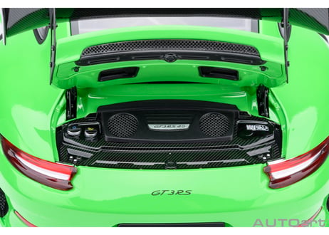 AUTOart 1/18　ポルシェ 911 （991.2） GT3 RS ヴァイザッハ・パッケージ （グリーン／カーボンブラック）　78179