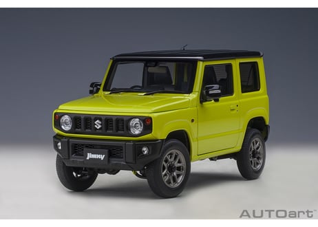 AUTOart 1/18　スズキ ジムニー （JB64） （イエロー／ブラック・ルーフ）　78501