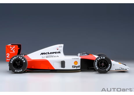 AUTOart 1/18　マクラーレン ホンダ MP4/6 日本GP 1991年 #2 （ゲルハルト・ベルガー） ※マクラーレンロゴ入り　89151