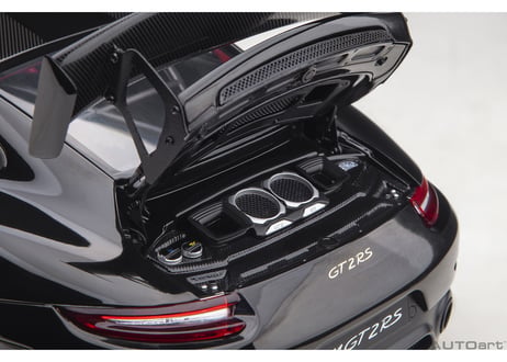 AUTOart 1/18　ポルシェ 911 （991.2） GT2 RS ヴァイザッハ・パッケージ （ブラック／カーボンブラック）　78186