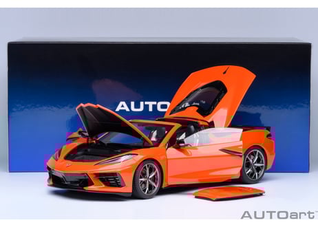 AUTOart 1/18　シボレー コルベット （C8） スティングレイ Z51 （オレンジ）　71283