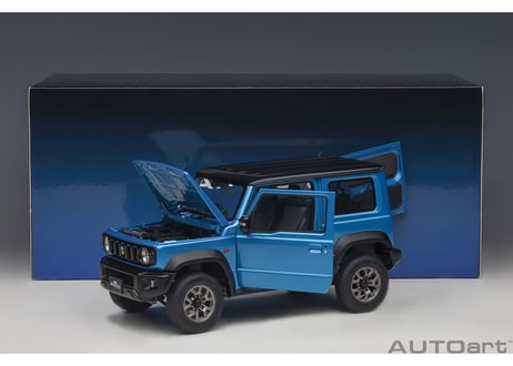 AUTOart 1/18　スズキ ジムニー シエラ （JB74） （ブルー・メタリック／ブラック・ルーフ）　78507
