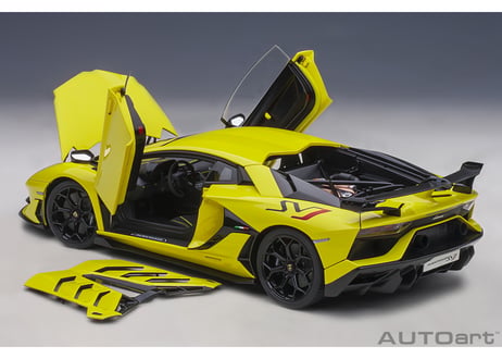 AUTOart 1/18　ランボルギーニ アヴェンタドール SVJ （パール・イエロー）　79175