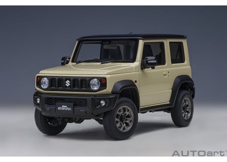 AUTOart 1/18　スズキ ジムニー シエラ （JB74） （アイボリー・メタリック／ブラック・ルーフ）　78510
