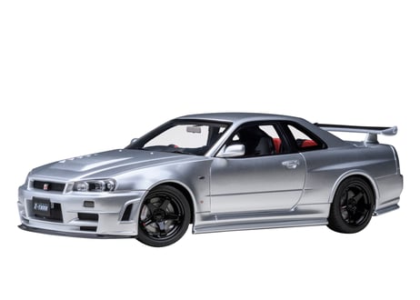 AUTOart 1/18　ニスモ R34 GT-R Z-tune （Z-tune シルバー）　77461