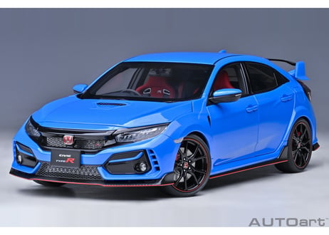 AUTOart 1/18　ホンダ シビック タイプR （FK8） 2021 （レーシングブルー・パール）　73224