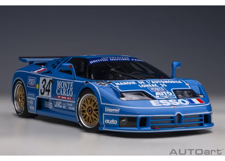 AUTOart 1/18　ブガッティ EB110 SS 1994年 #34 （ル・マン24時間レース）　89417