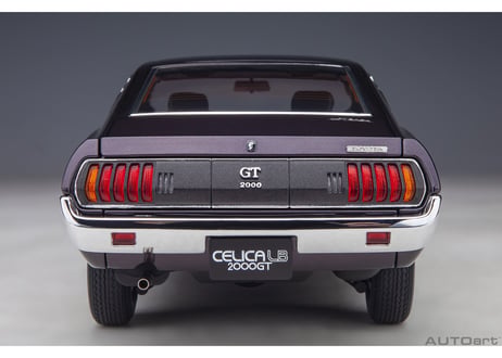 AUTOart 1/18　トヨタ セリカ リフトバック 2000GT （RA25） 1973 （ダークパープル・メタリック）　78769