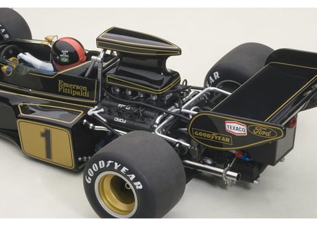 AUTOart 1/18　ロータス 72E 1973 #1 エマーソン・フィッティパルディ 87328（ドライバーフィギュア付き）　 87328