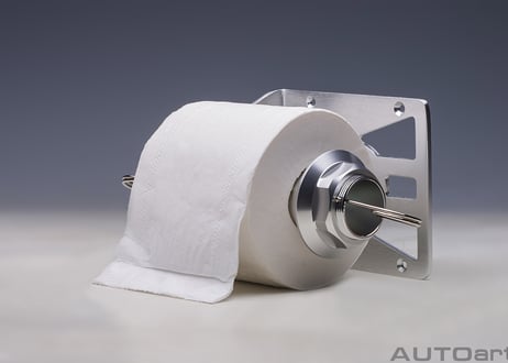 AUTOart  レーシングセンターロック トイレットペーパーホルダー　40131