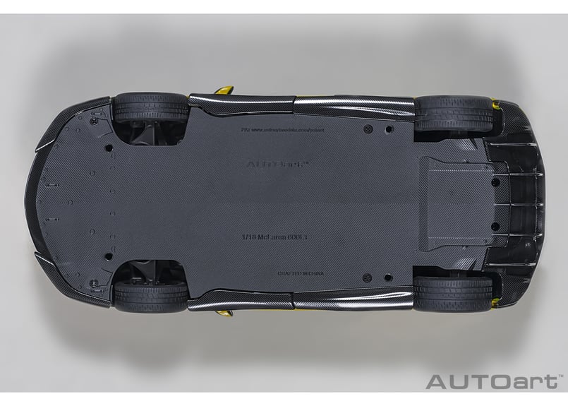 AUTOart 1/18 マクラーレン 600LT(イエロー・パール/カーボン AUTOart 1/18 マクラーレン 600LT(イエロー・パール/カーボン