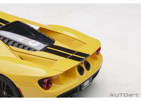 AUTOart 1/18　フォード GT 2017 （イエロー／ブラック・ストライプ）　72944