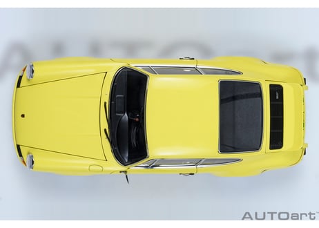 AUTOart 1/18　ポルシェ 911 カレラ 2.7 RS （ライトイエロー／グリーン・ストライプ）　78033