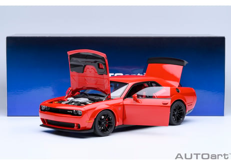 AUTOart 1/18　ダッジ チャレンジャー SRT ジェイルブレイク 2022 （レッド ＜TORRED＞）　71764