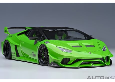 AUTOart 1/18　 リバティーウォーク LB‐シルエット ワークス ランボルギーニ ウラカン GT （パール・グリーン）　79128
