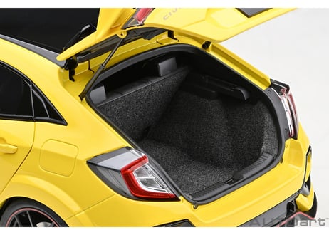 AUTOart 1/18　ホンダ シビック タイプR （FK8） リミテッド エディション （サンライトイエローⅡ）　73225