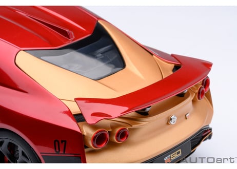 AUTOart 1/18　NISSAN GT-R50 by ITALDESIGN （メタリック・レッド／ゴールド）　77514