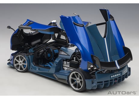 AUTOart 1/18　パガーニ ウアイラ BC （メタリック・ブルー／ブルー・カーボン）　78277