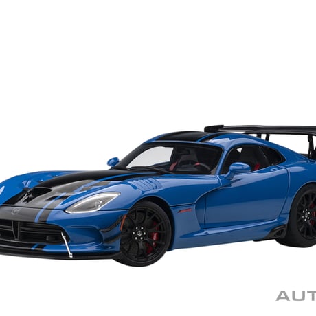 AUTOart 1/18　ダッジ バイパー ACR （ブルー／ブラック・ストライプ）　71734