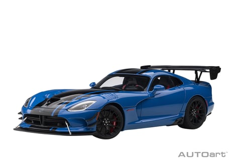 AUTOart 1/18　ダッジ バイパー ACR （ブルー／ブラック・ストライプ）　71734