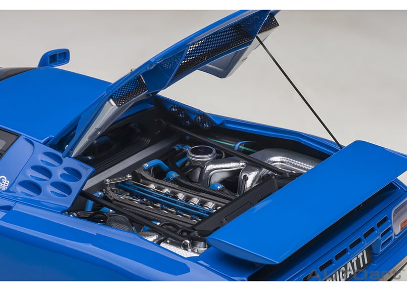 AUTOart 1/18 ブガッティ EB110 SS (フレンチ・ブルー) 70917 AUTOart 1/18 ブガッティ EB110 SS (フレンチ・ブルー) 70917
