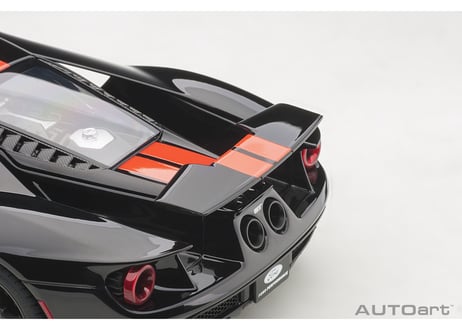 AUTOart 1/18　フォード GT 2017 （ブラック／オレンジ・ストライプ）　72945