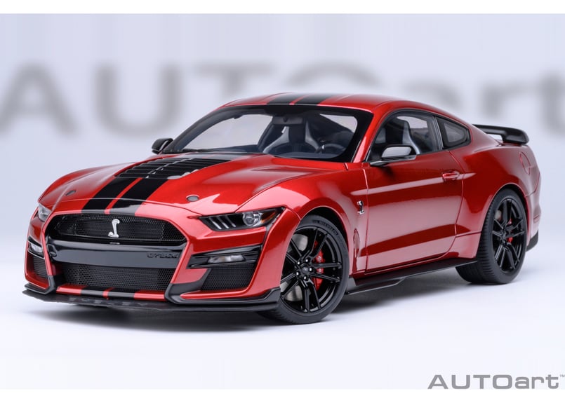 オートアート　AUTOart　シェルビー　GT500 マスタング　1：18 赤 AUTOart 1/18 フォード マスタング シェルビー GT500 （レッド