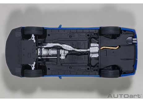 AUTOart 1/18　日産 スカイライン GT-R （R34） Vスペック II （ベイサイドブルー）　77408