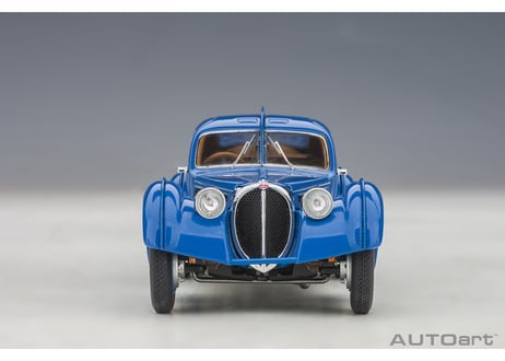 AUTOart 1/43　ブガッティ タイプ57SC アトランティック 1938 （ブルー／ワイヤースポークホイール）　50947