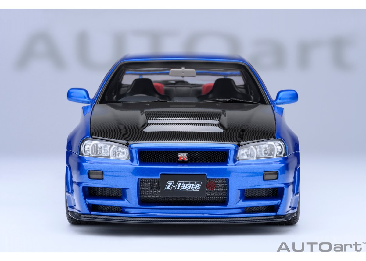 AUTOart 1/18 ニスモ R34 GT-R Z-tune (ベイサイドブルー AUTOart 1/18 ニスモ R34 GT-R Z-tune (ベイサイドブルー