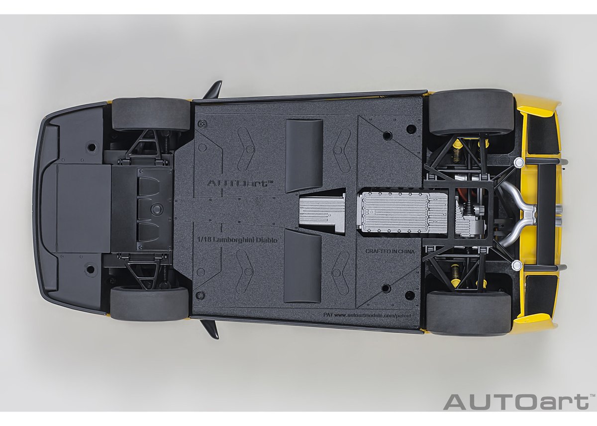 AUTOart 1/18 ランボルギーニ ディアブロ SV-R (SUPERFLY YELLO AUTOart 1/18 ランボルギーニ ディアブロ SV-R (SUPERFLY YELLO