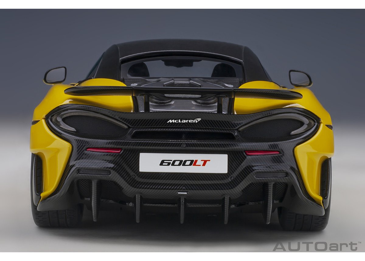 AUTOart 1/18 マクラーレン 600LT(イエロー・パール/カーボン AUTOart 1/18 マクラーレン 600LT(イエロー・パール/カーボン