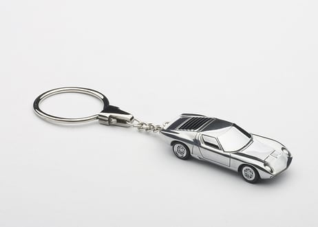 AUTOart  1/87スケール　ランボルギーニ ミウラ キーチェーン （アルミニウム）　41609