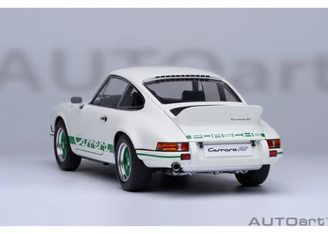 AUTOart 1/18　ポルシェ 911 カレラ 2.7 RS （グランプリホワイト／グリーン・ストライプ）　78031