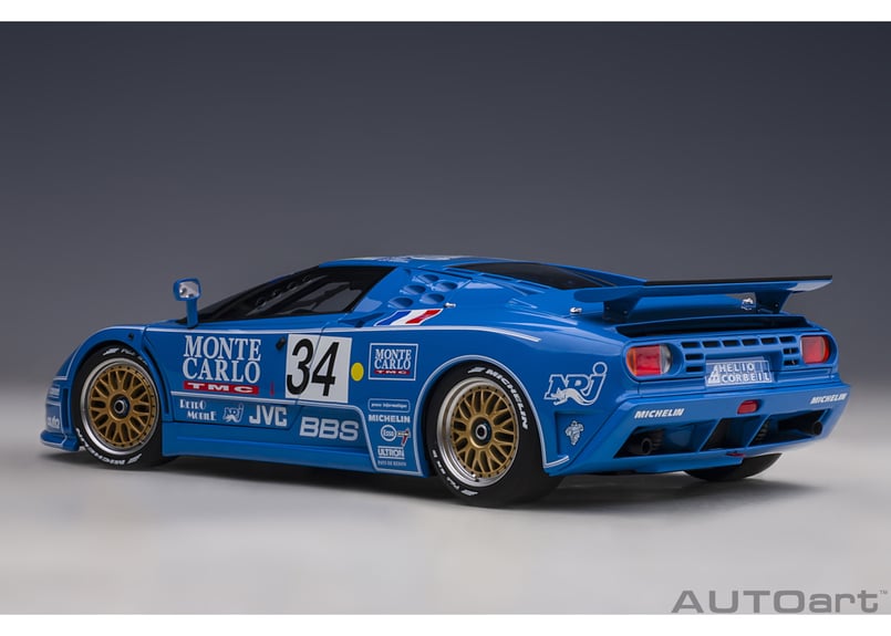 AUTOart 1/18 ブガッティ EB110 SS 1994年 #34 （ル・マン24時間...