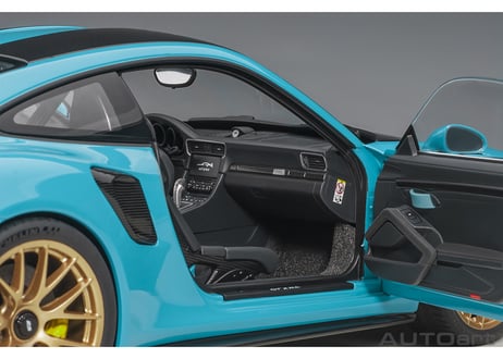 AUTOart 1/18　ポルシェ 911 （991.2） GT2 RS ヴァイザッハ・パッケージ （ブルー／カーボンブラック）　78175