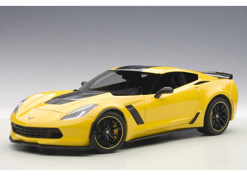 AUTOart 1/18 シボレー コルベット C7 Z06(メタリックブルー)