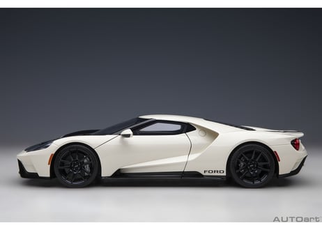 AUTOart 1/18　フォード GT '64 プロトタイプ ヘリテージ エディション （ホワイト／ダークブルー）　72926