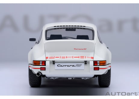 AUTOart 1/18　ポルシェ 911 カレラ 2.7 RS （グランプリホワイト／レッド・ストライプ）　78030