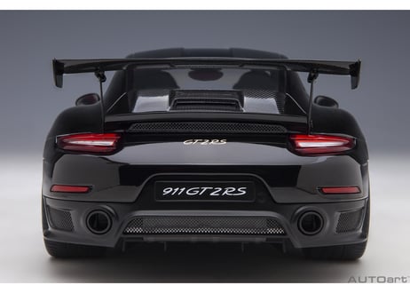 AUTOart 1/18　ポルシェ 911 （991.2） GT2 RS ヴァイザッハ・パッケージ （ブラック／カーボンブラック）　78186