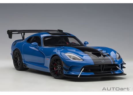 AUTOart 1/18　ダッジ バイパー ACR （ブルー／ブラック・ストライプ）　71734
