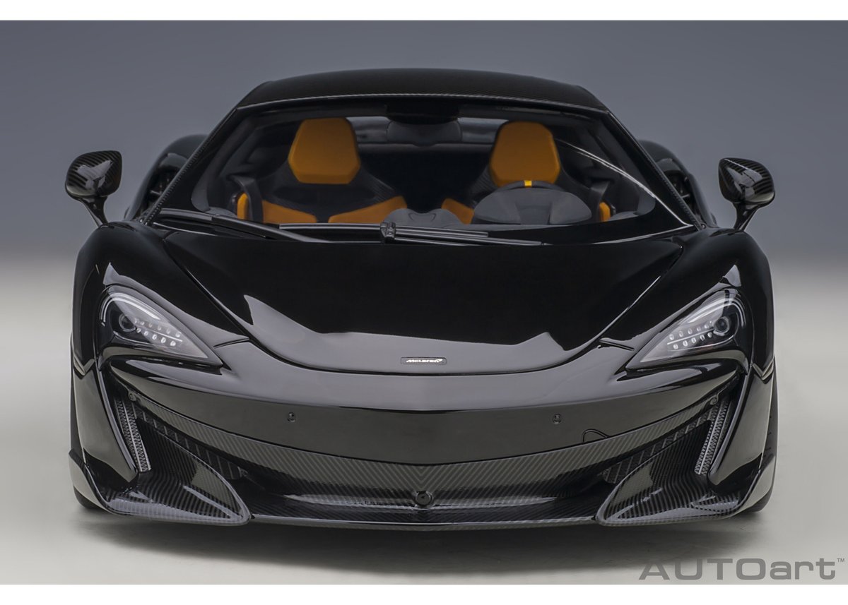 AUTOart 1/18 マクラーレン 600LT (ブラック/カーボン・ルーフ AUTOart 1/18 マクラーレン 600LT (ブラック/カーボン・ルーフ
