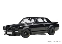 AUTOart 1/18　日産 スカイライン GT-R （KPGC10） レーシング 1972 （ブラック）　87278