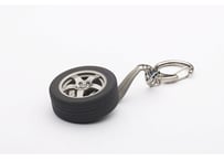 AUTOart 8スポーク ホイール キーチェーン （レッド） 41569