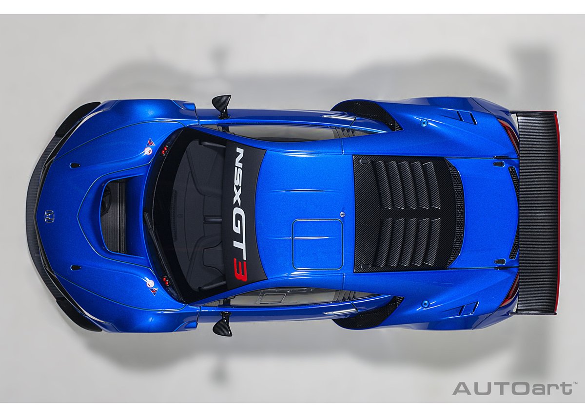 AUTOart 1/18 ホンダ NSX GT3 2018 (ハイパー・ブルー)*開閉 AUTOart 1/18 ホンダ NSX GT3 2018 (ハイパー・ブルー)*開閉