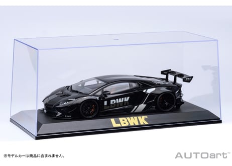 AUTOart　スペシャル・ディスプレイケース 1/18スケール×1台用　『LBWK』　（ゴールド・ロゴ）　90038